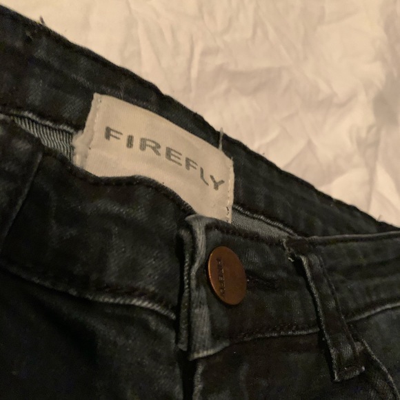 Firefly Black Distressed Skinny Jeans - Picture 3 of 3